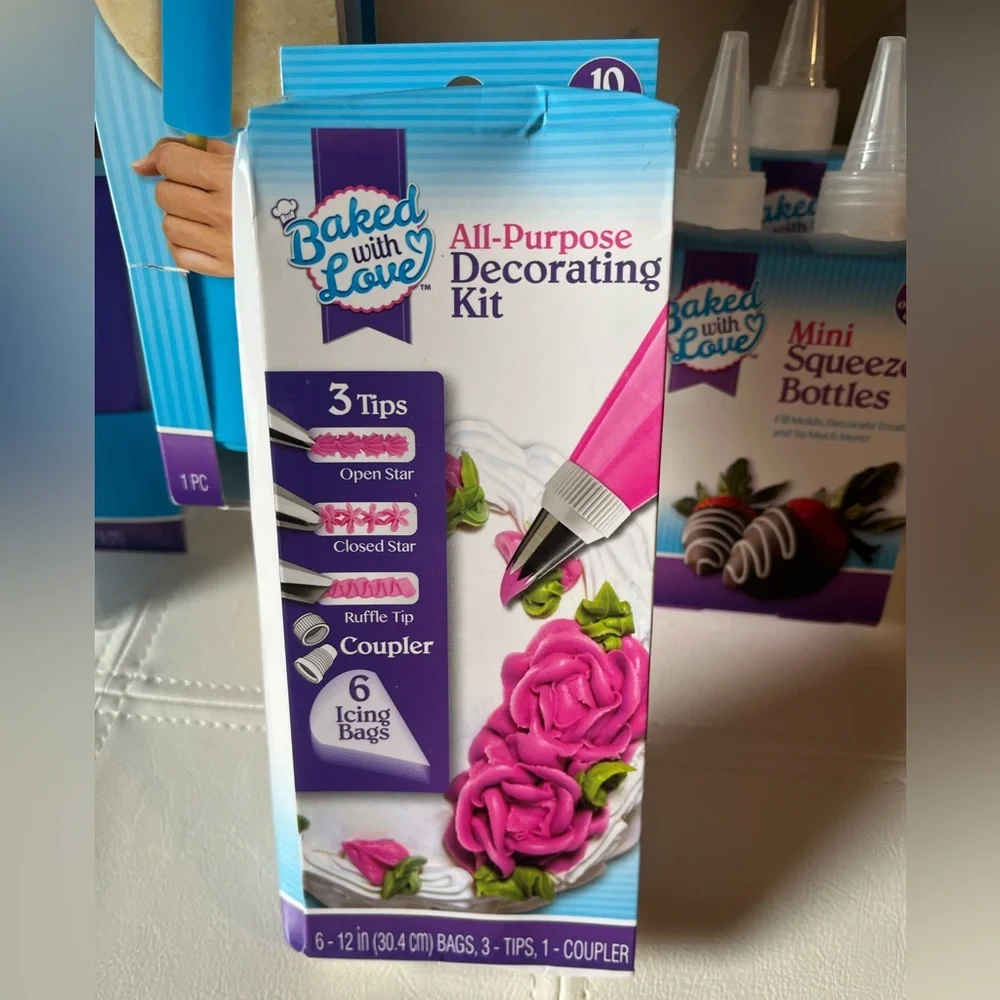 Baked with Love Baking Set with Purple Accessories